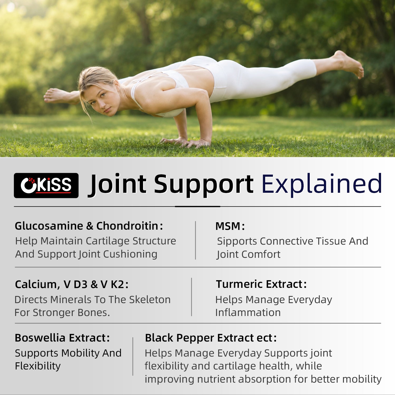 Glucosamine, Chondroitin & MSM